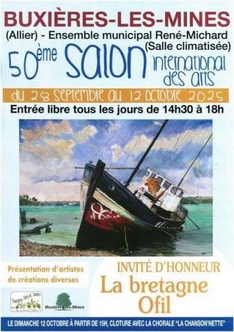 Salon International des Arts (Buxires les mines dpt 06) du 27 septembre au 10 octobre 2025